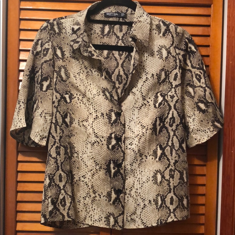 Snakeskin Blouse